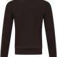 Poloshirt met lange mouwen van cashmere en zijde | D.Bruin