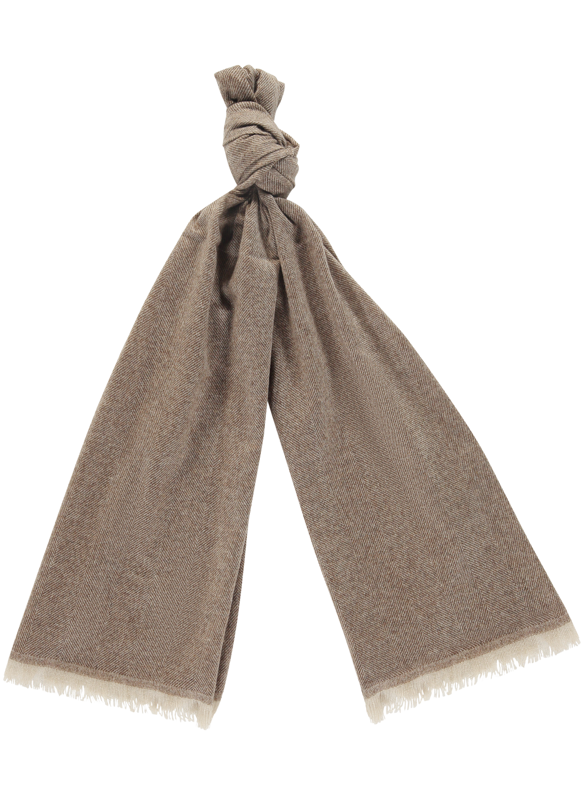Shawl van cashmere | Bruin