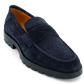 Rock penny loafers van suède | BLUE NAVY