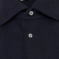 Napoli shirt van katoen en cashmere | BLUE NAVY