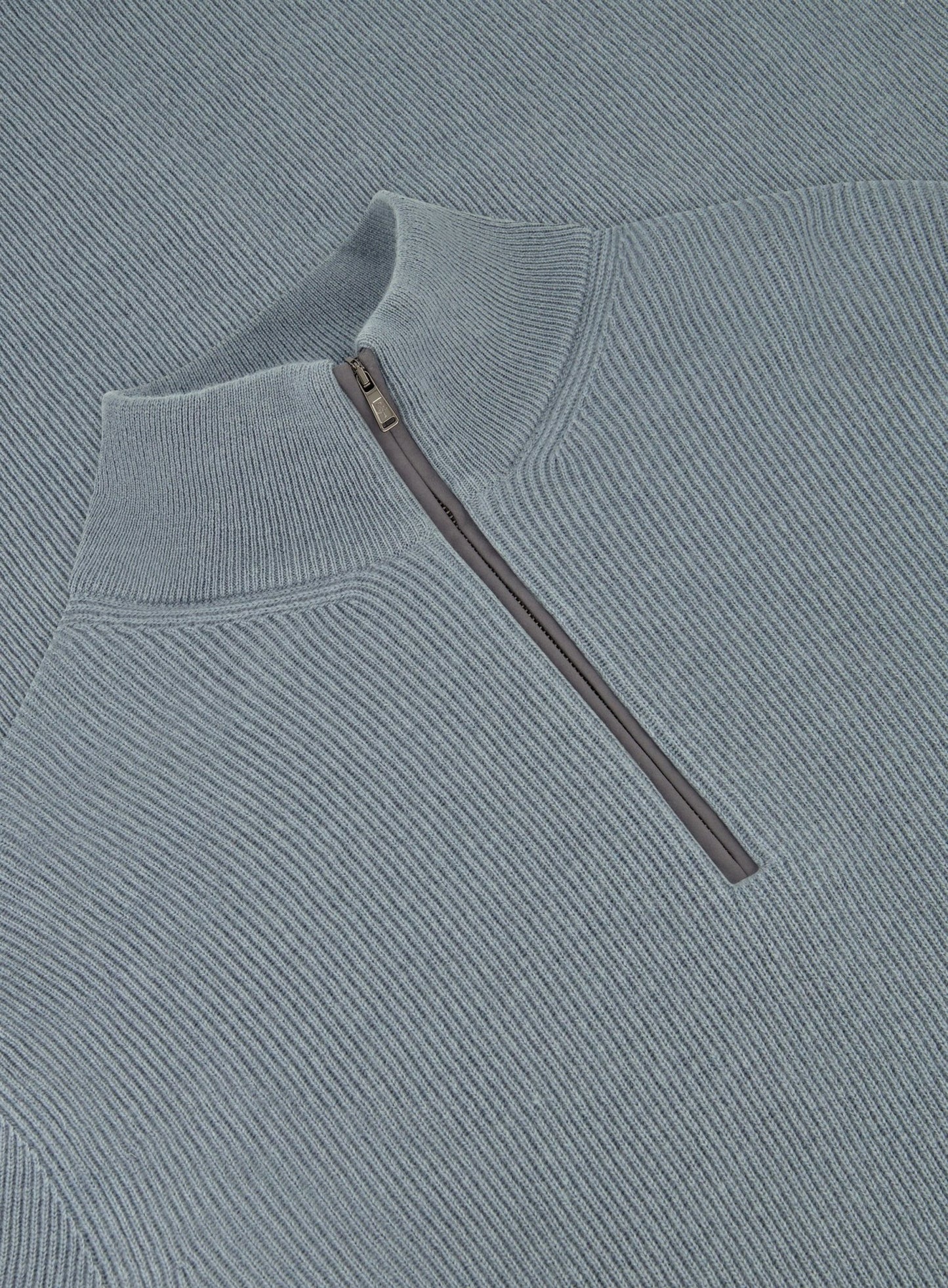 Half-zip trui van cashmere | L.Blauw