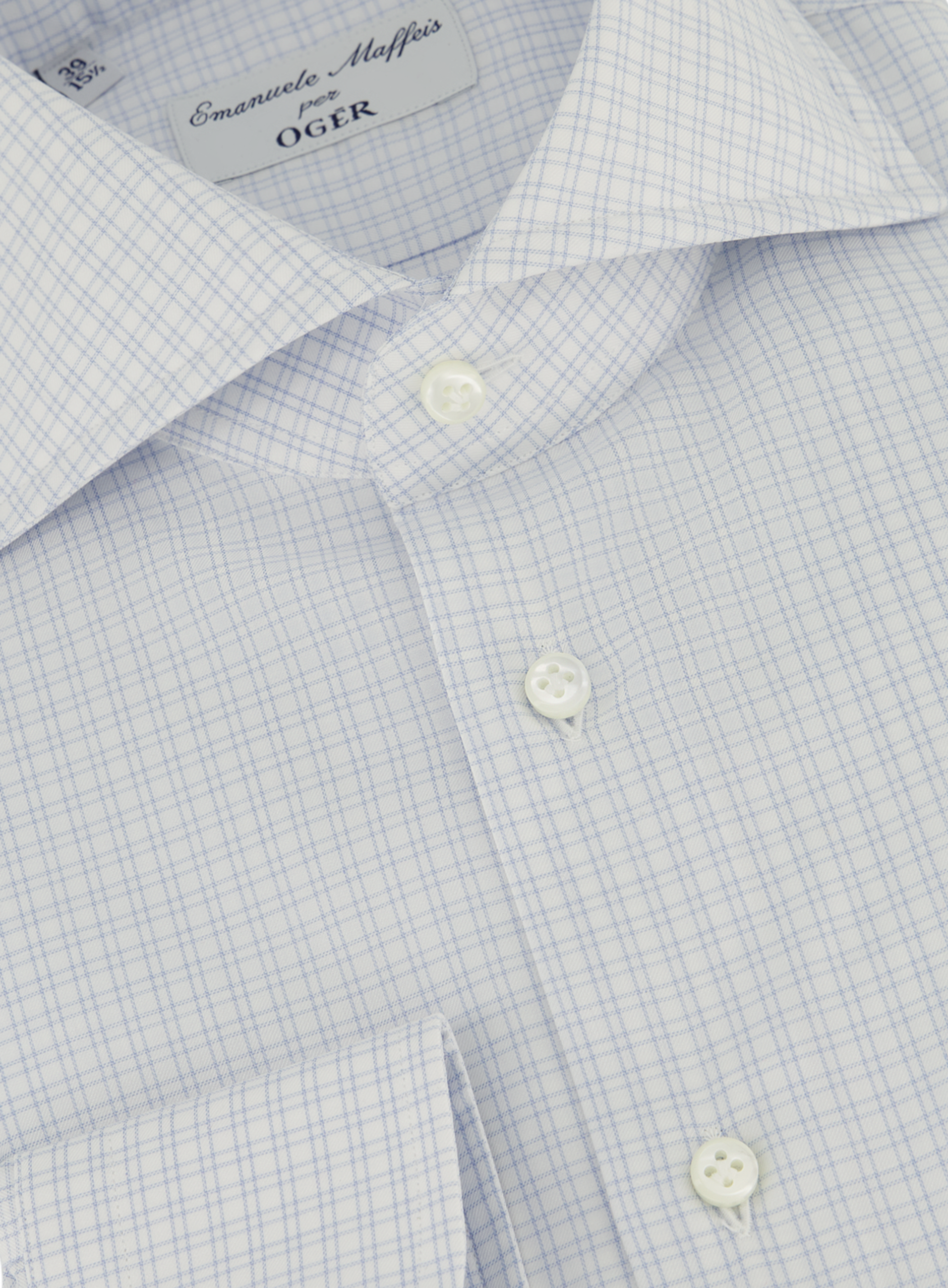 Geruit shirt van katoen | FULL_WIDTH | L.Blauw