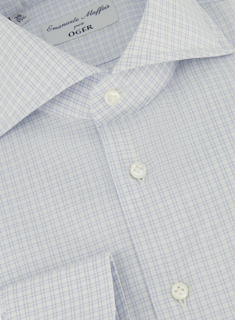 Geruit shirt van katoen | FULL_WIDTH | L.Blauw