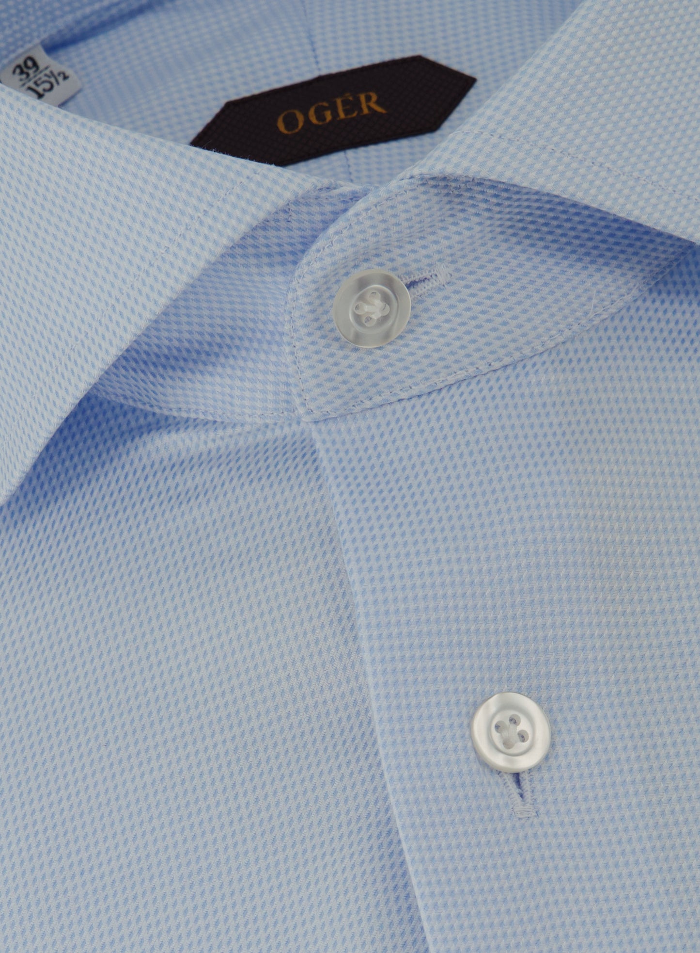 Royal Oxford shirt van katoen | L.Blauw