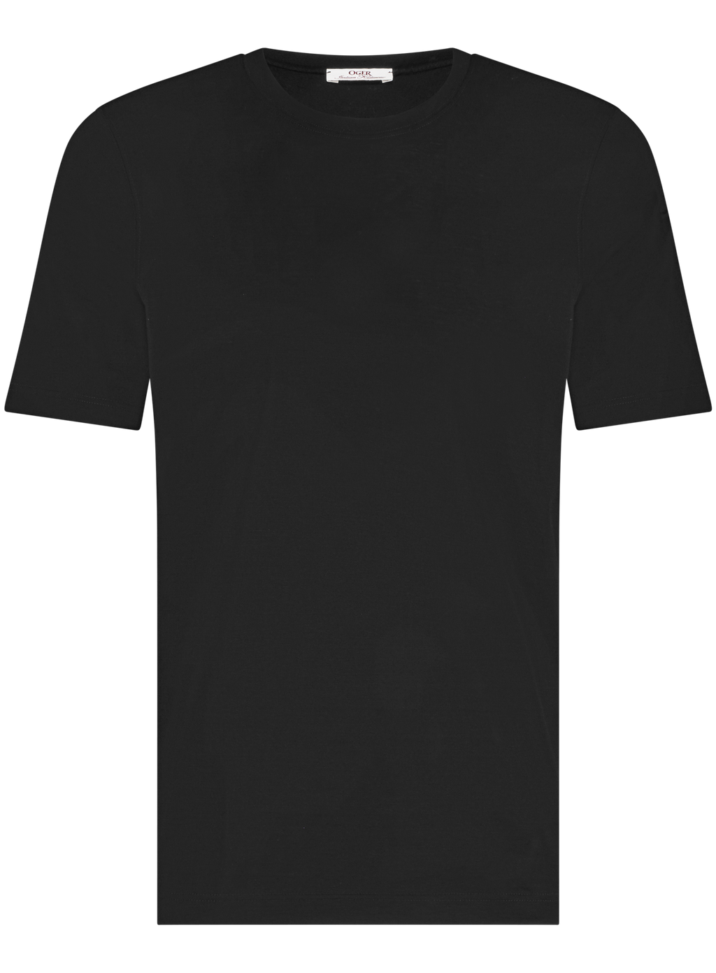 T-shirt van katoen | Zwart