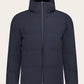 Gewatteerde jas met capuchon | BLUE NAVY