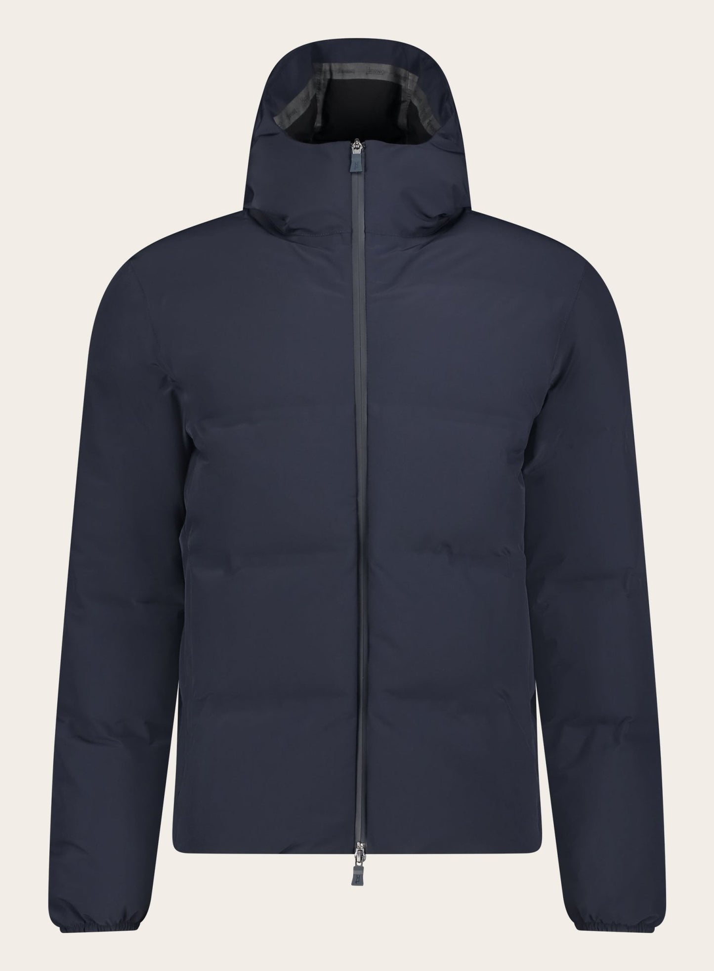 Gewatteerde jas met capuchon | BLUE NAVY