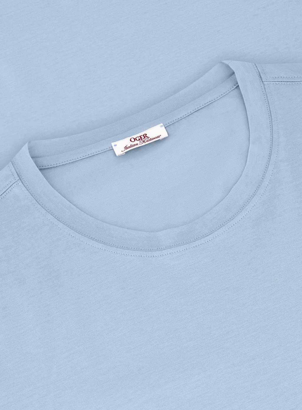 T-shirt van katoen | FULL_WIDTH | L.Blauw