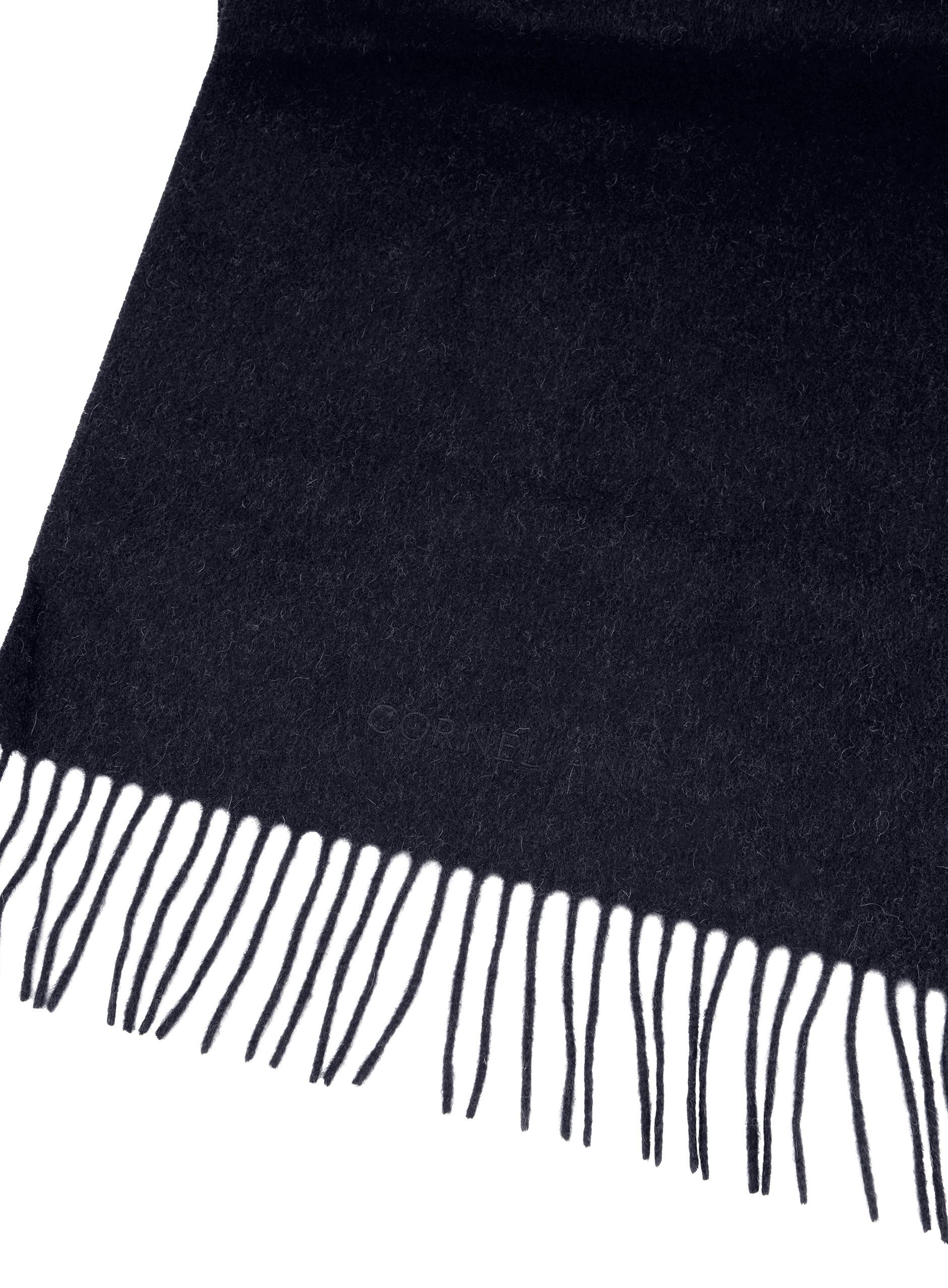 Shawl van cashmere | BLUE NAVY