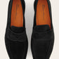 Penny loafers van suède | Zwart