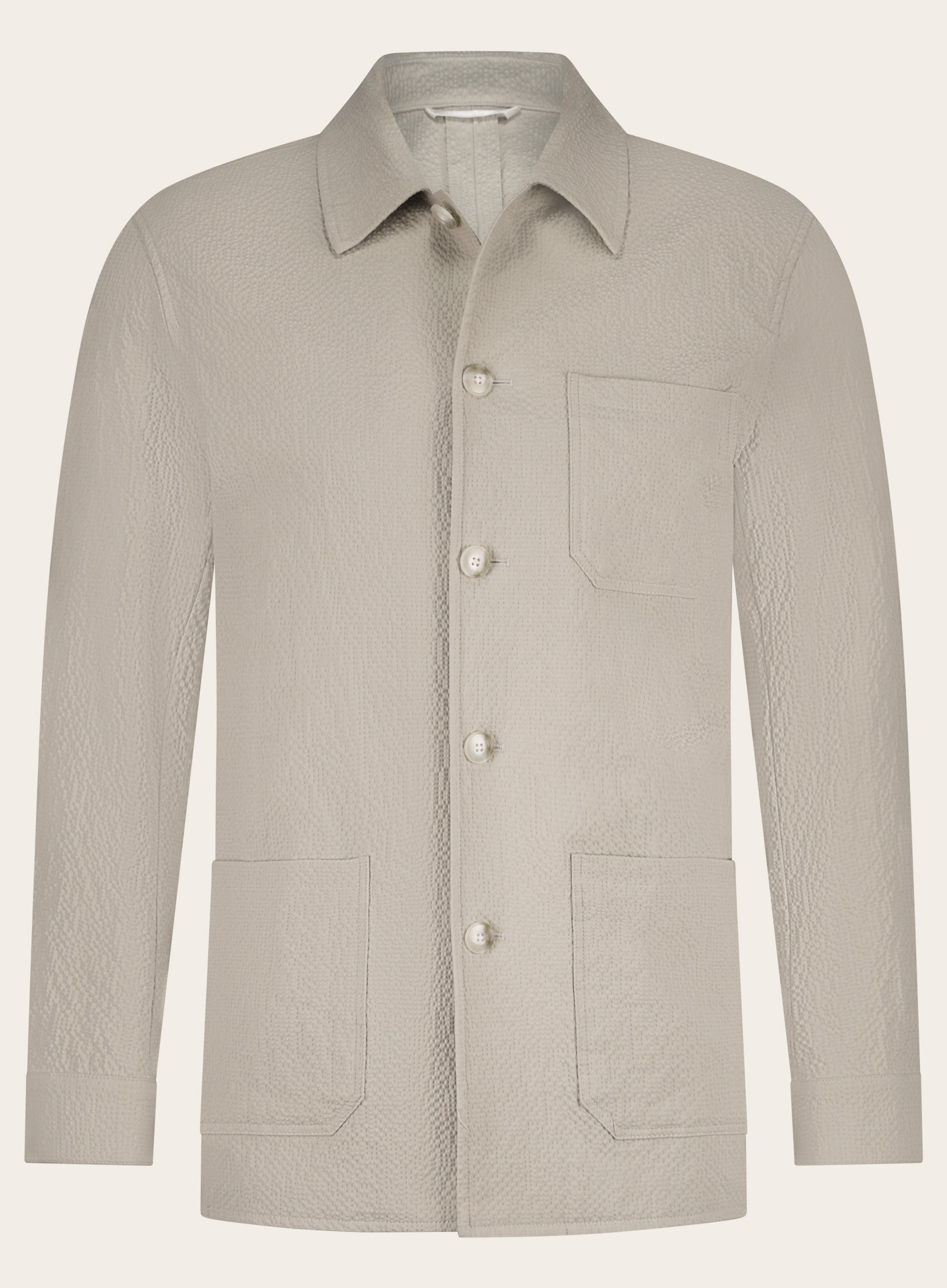 Pak met safari jacket van katoen | Beige