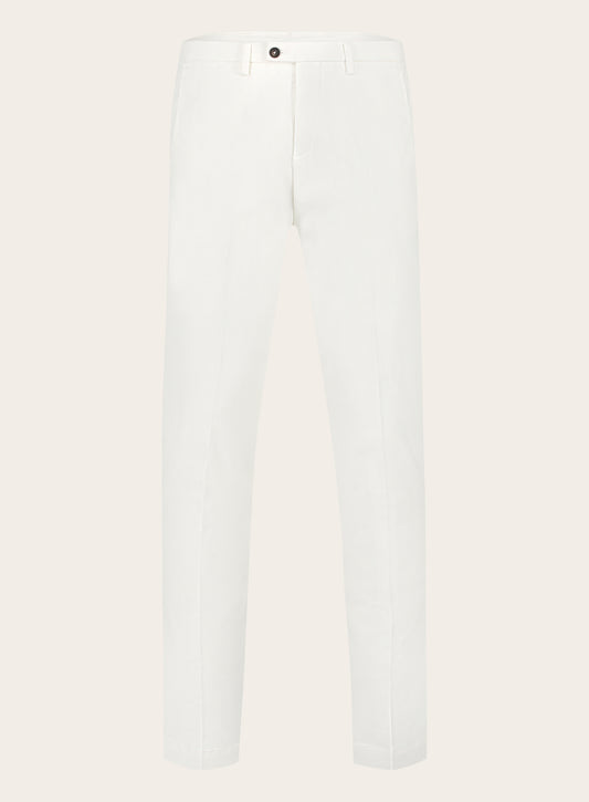 Pantalon van katoen |Wit