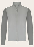 Key overshirt met opstaande kraag | L.Grijs