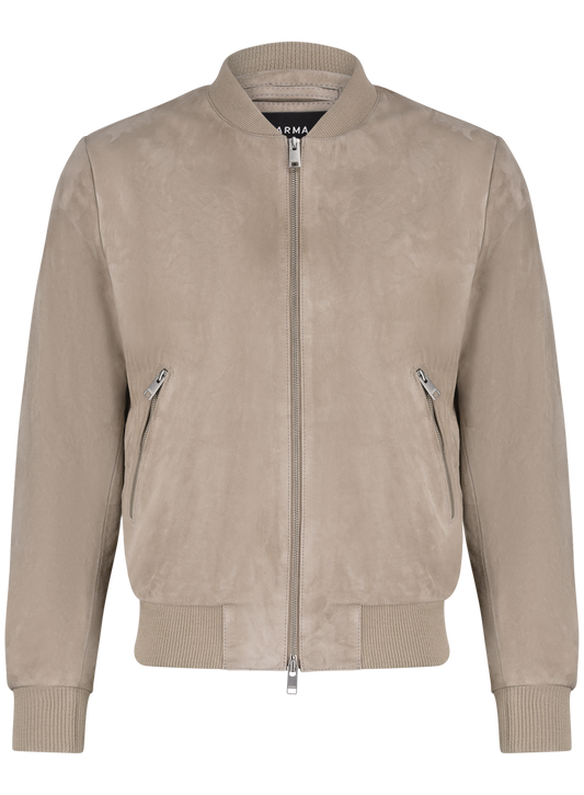 DIDIER Bomberjack van suède | Beige