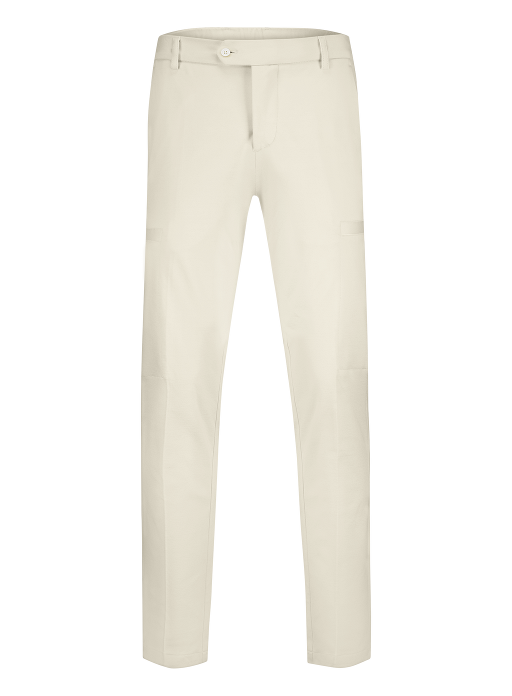 Pantalon van zijde en katoen | L.Beige 