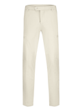 Pantalon van zijde en katoen | L.Beige 