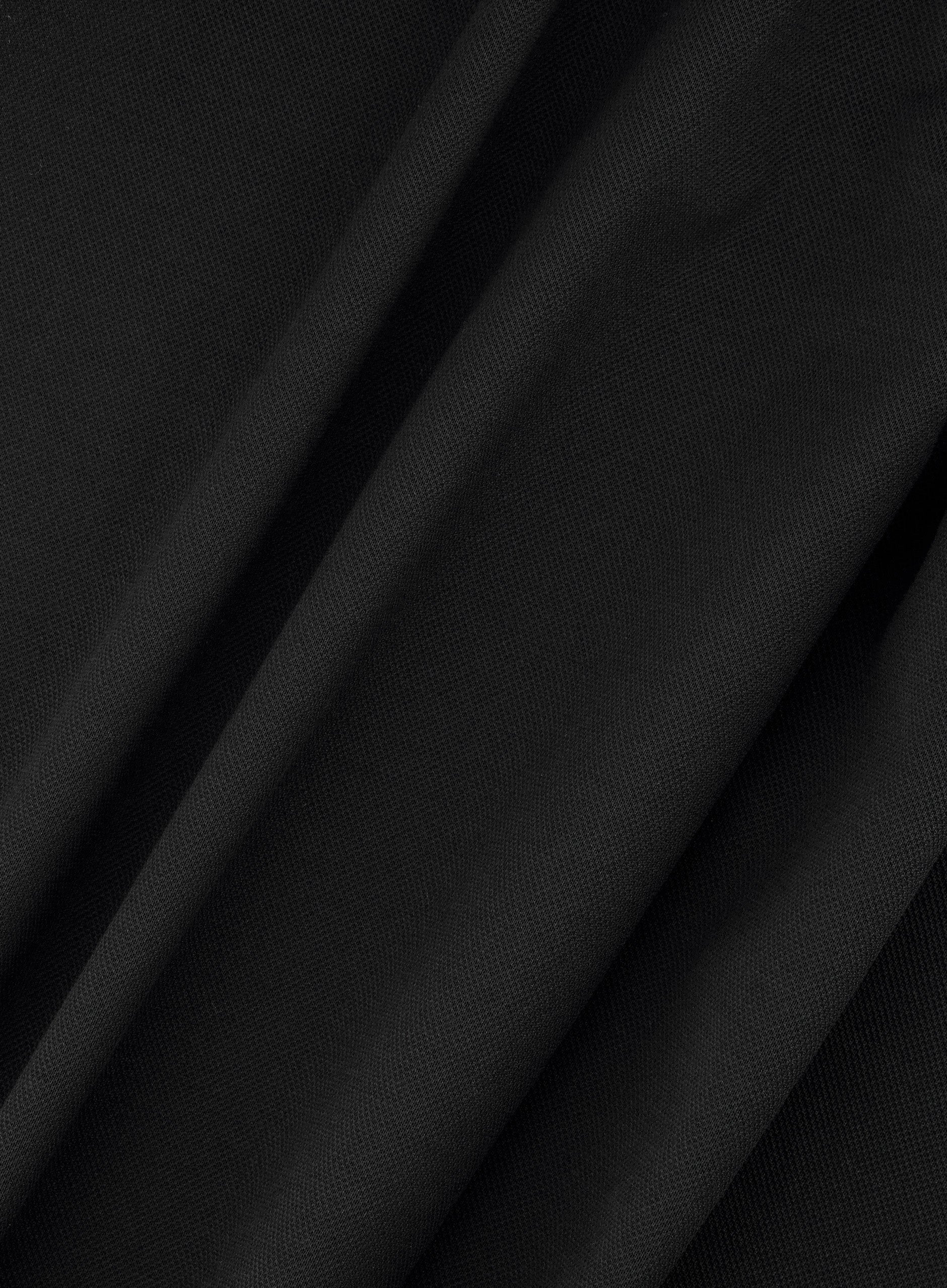 Poloshirt van katoen | Zwart