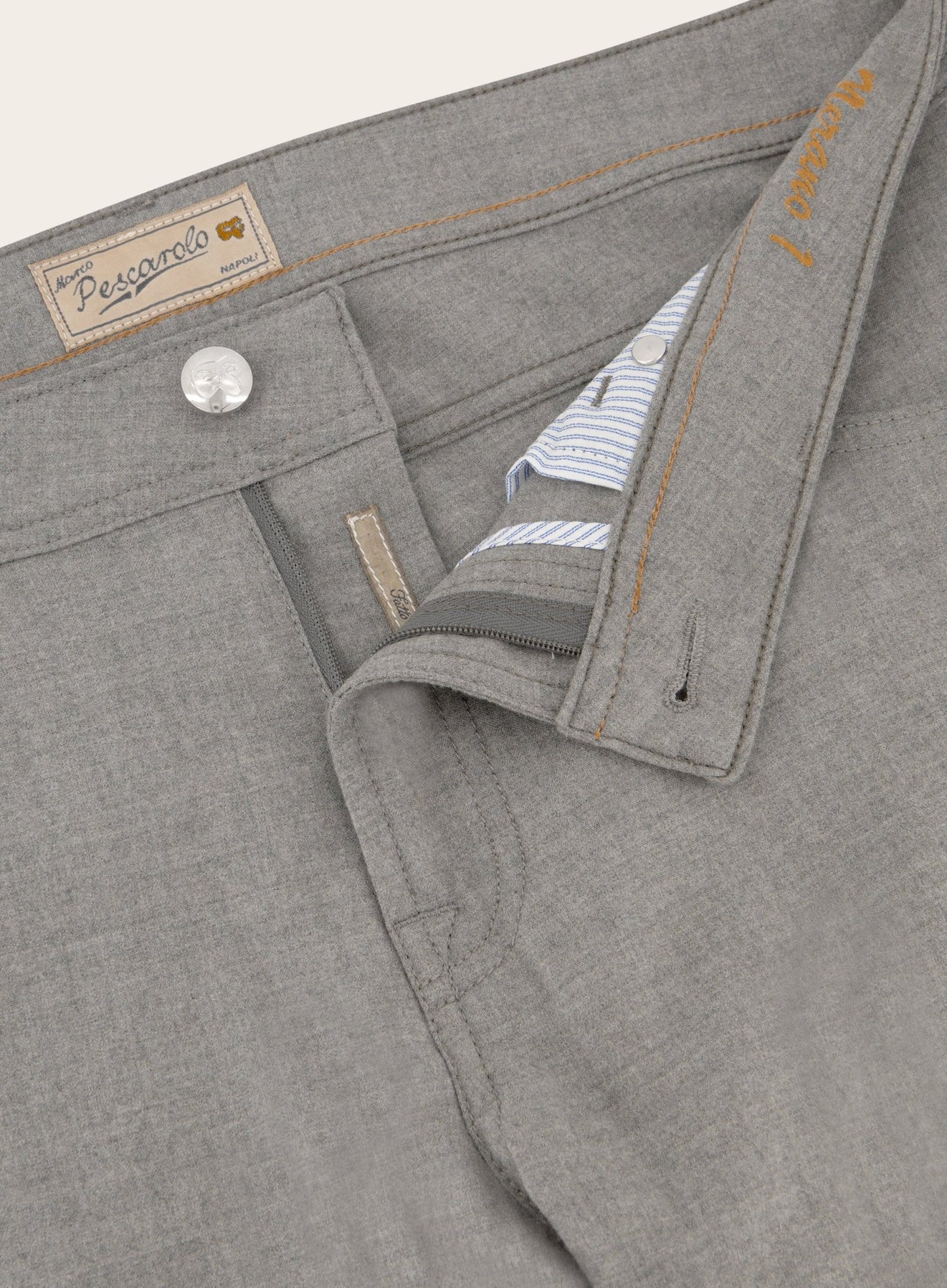 Jeans van cashmere | Beige