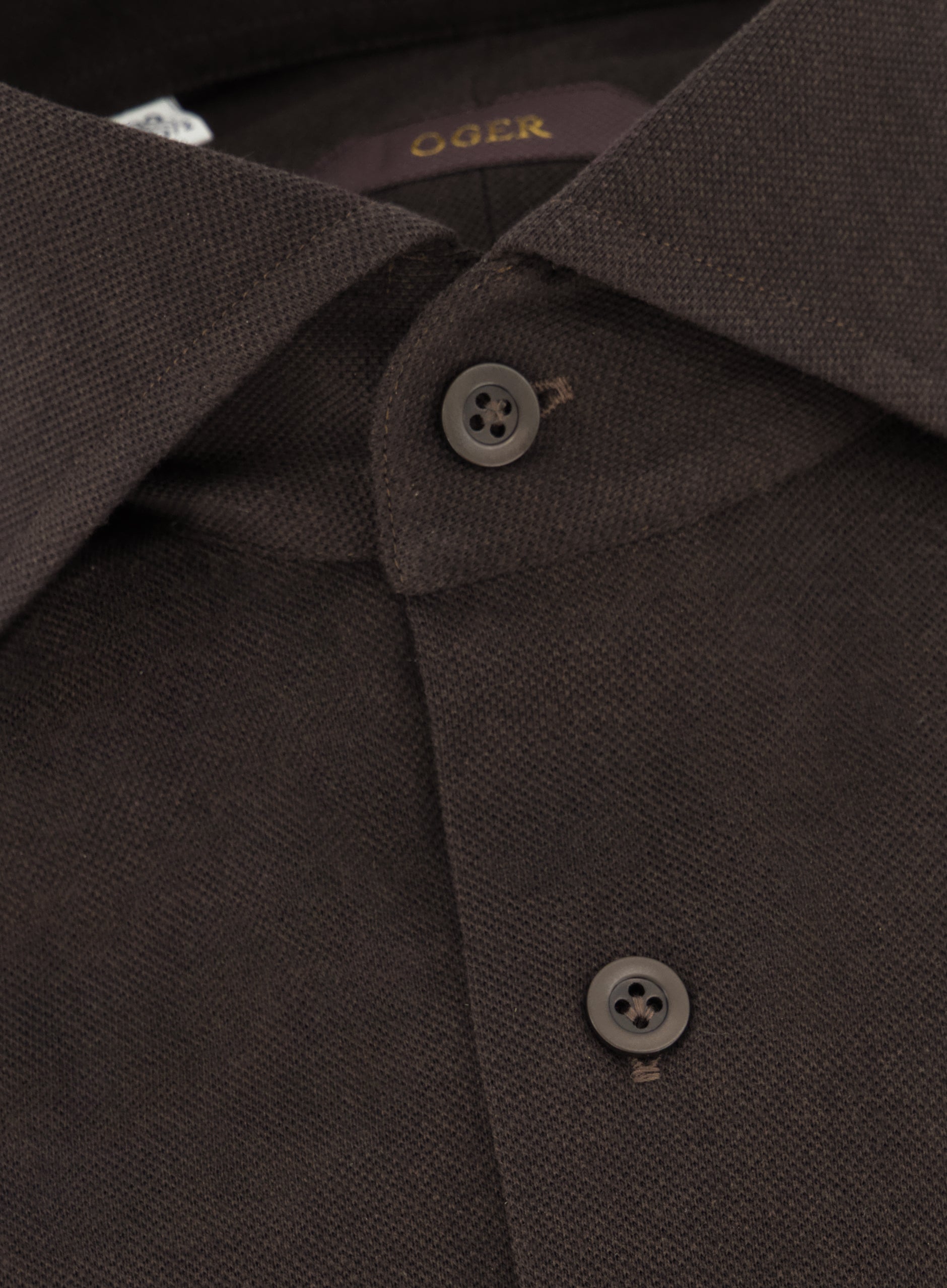 Slim-fit shirt van katoen | D.Bruin