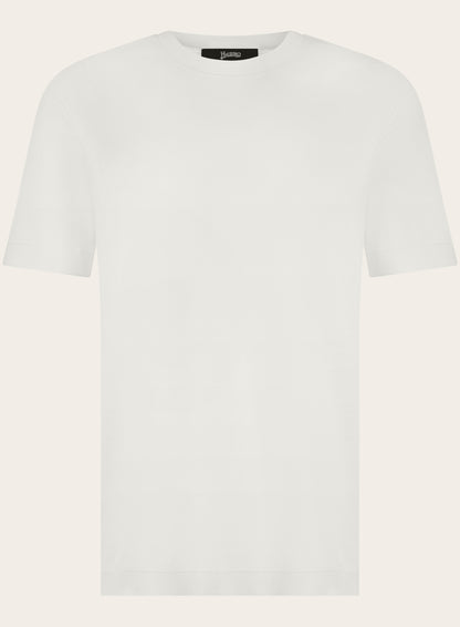 T-shirt van katoen | Wit