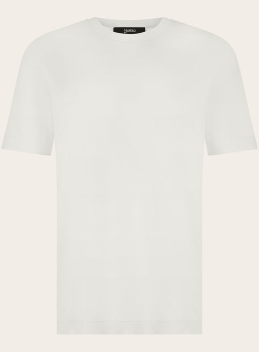 T-shirt van katoen | Wit