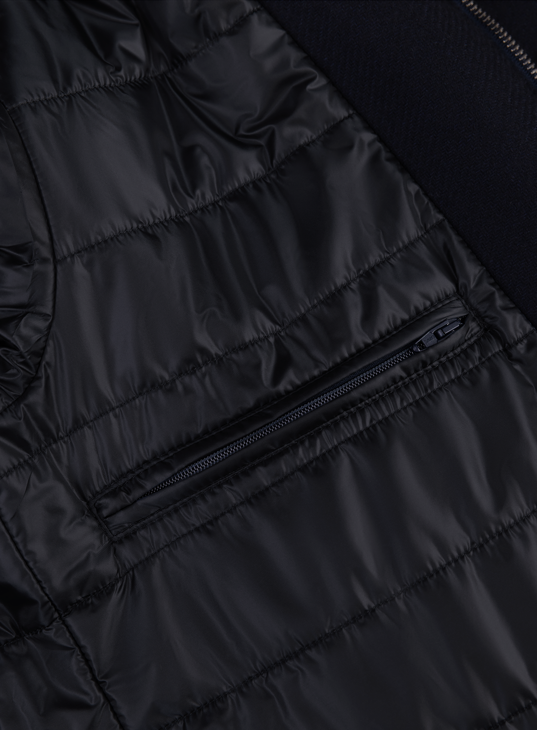 Mantel van wol | FULL_WIDTH | BLUE NAVY