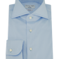 Stretch shirt van katoen | L.Blauw