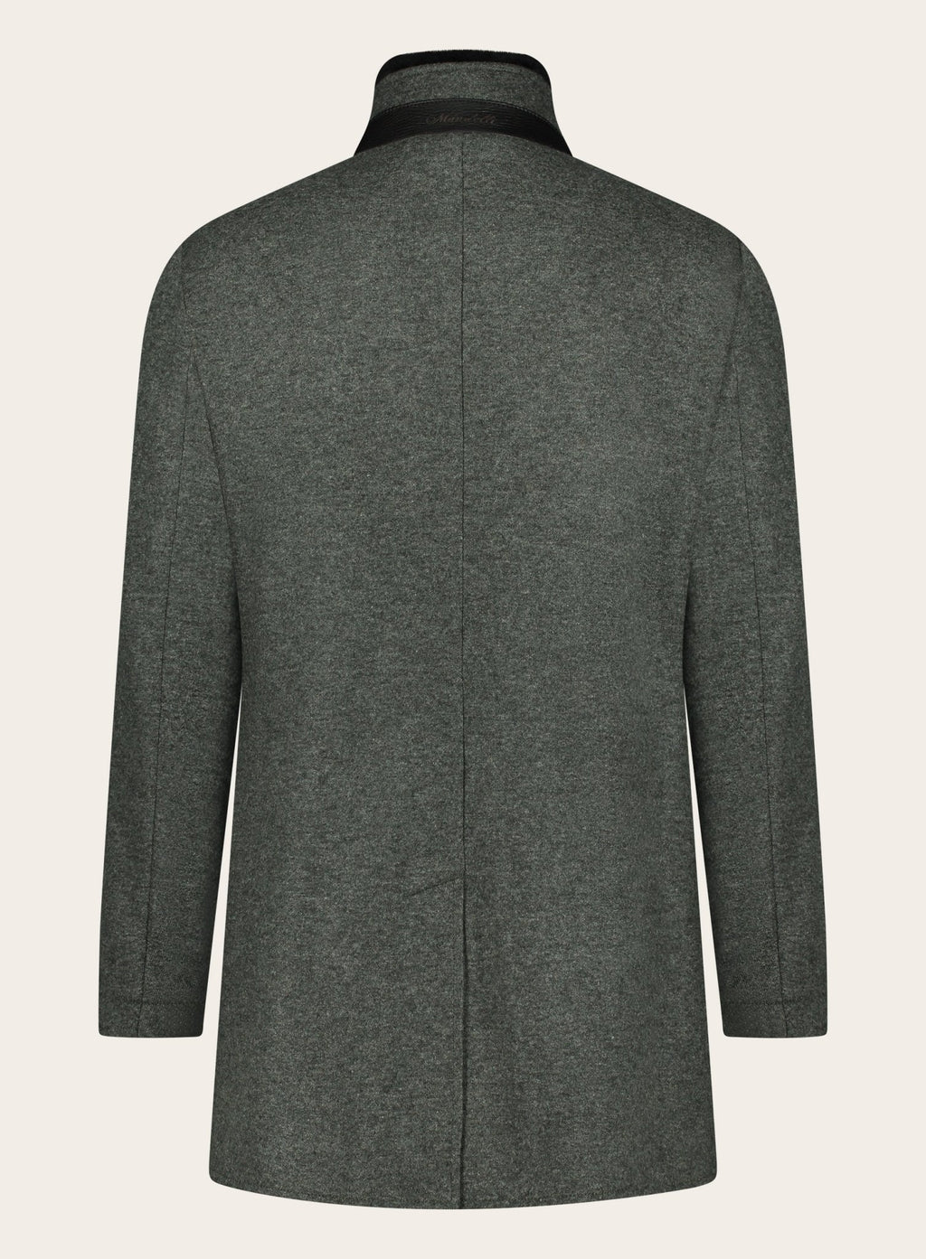 Mantel van cashmere | GRIJS-GROEN