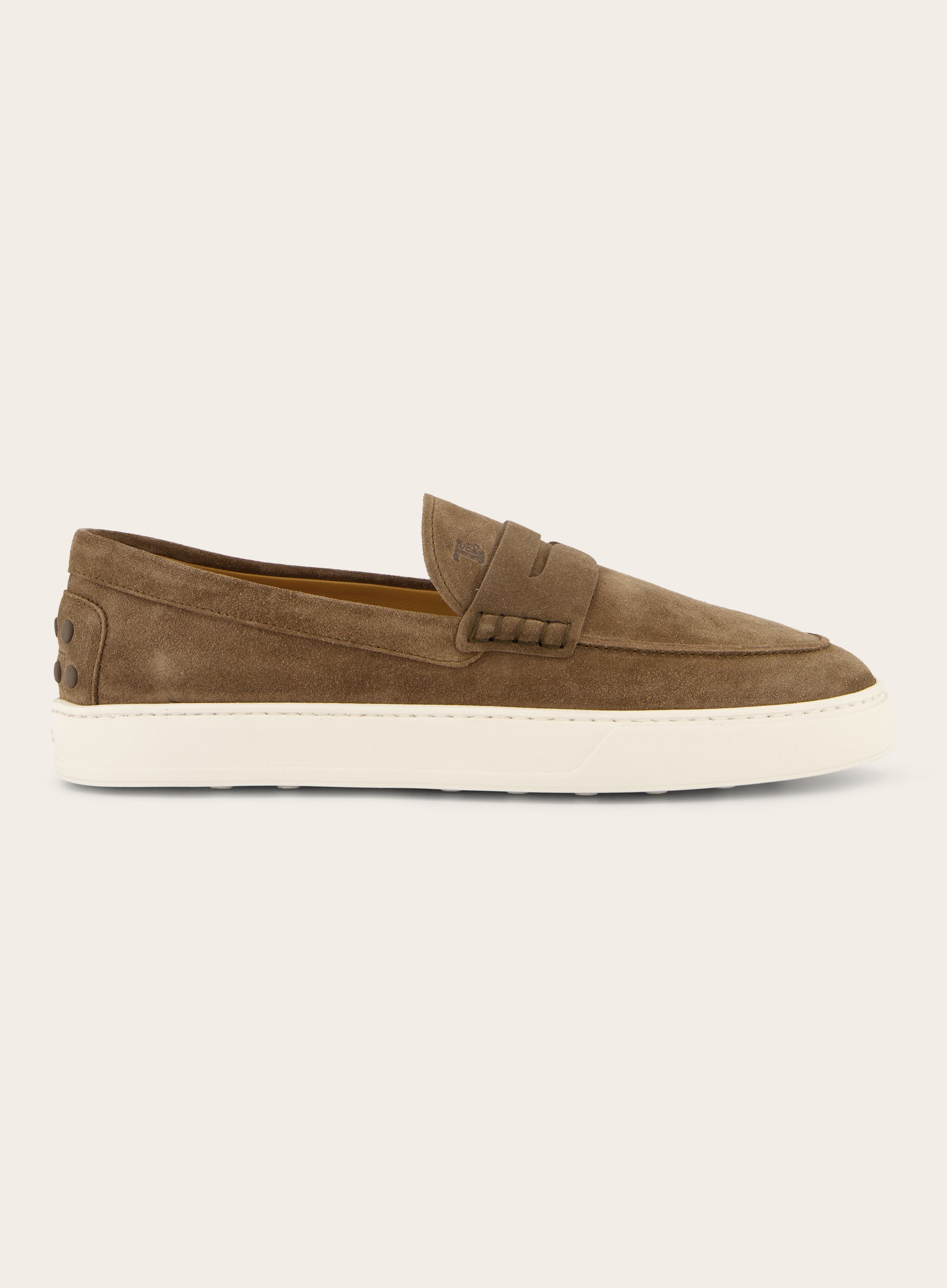 Penny loafers van suède | Bruin