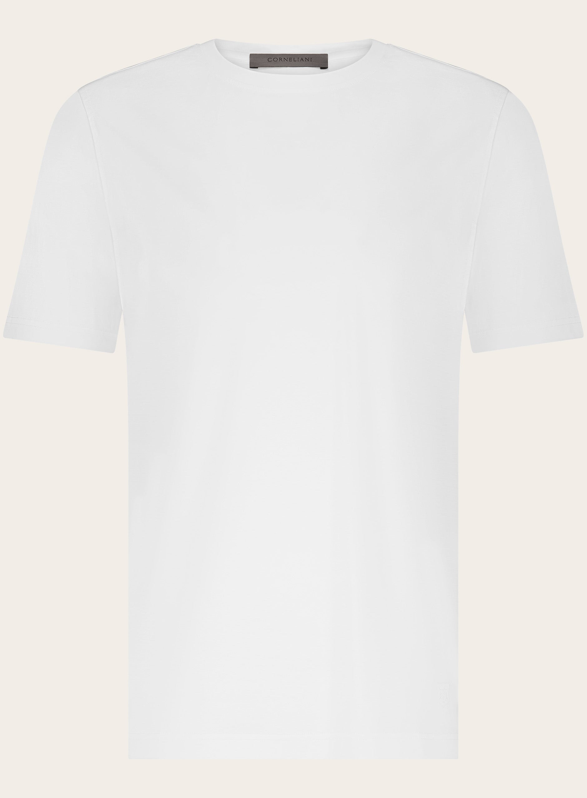 T-shirt van katoen | Wit