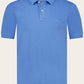 Regular-fit piqué stretch polo | Blauw