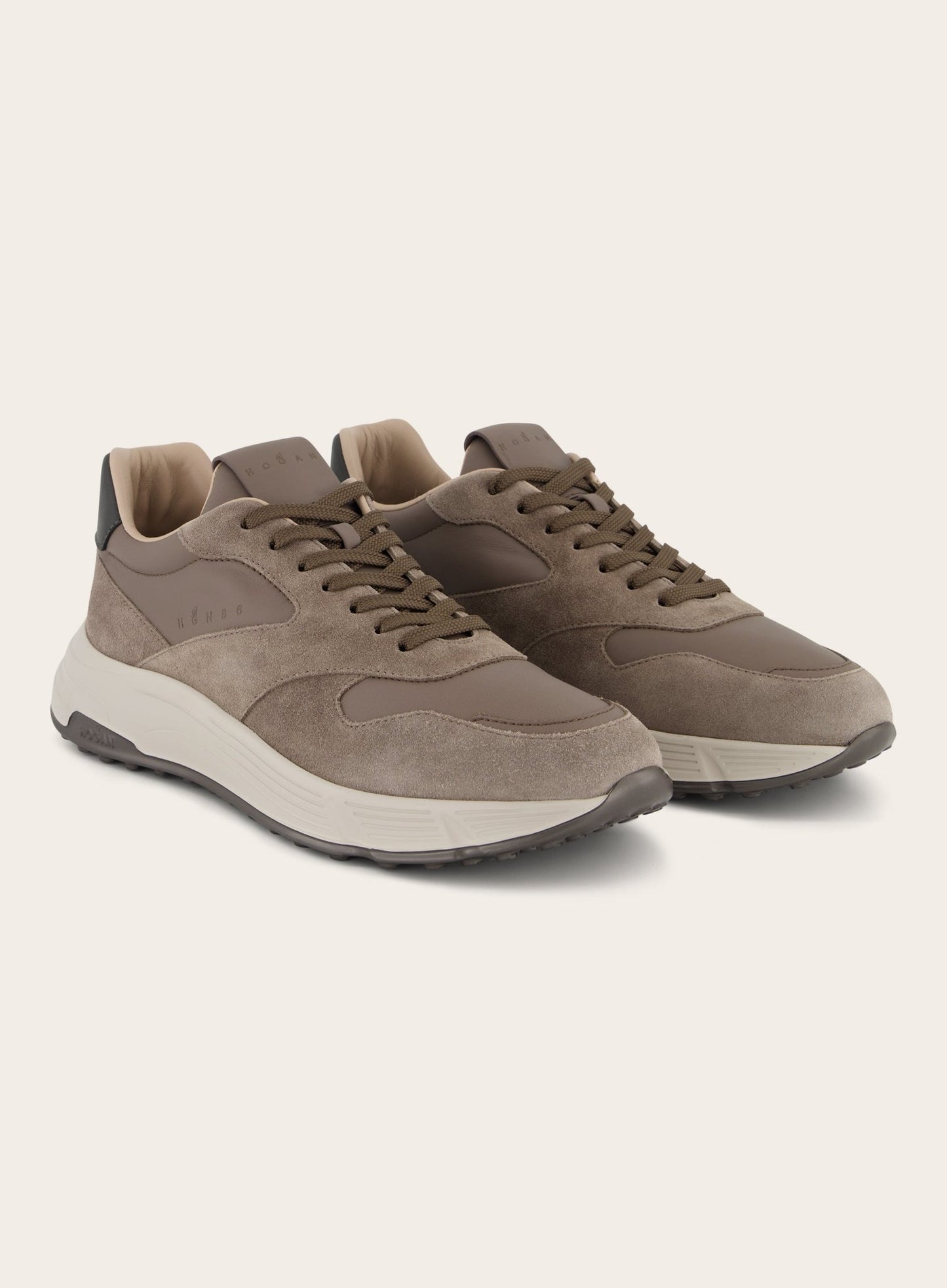 Hyperlight sneakers van suède | TAUPE