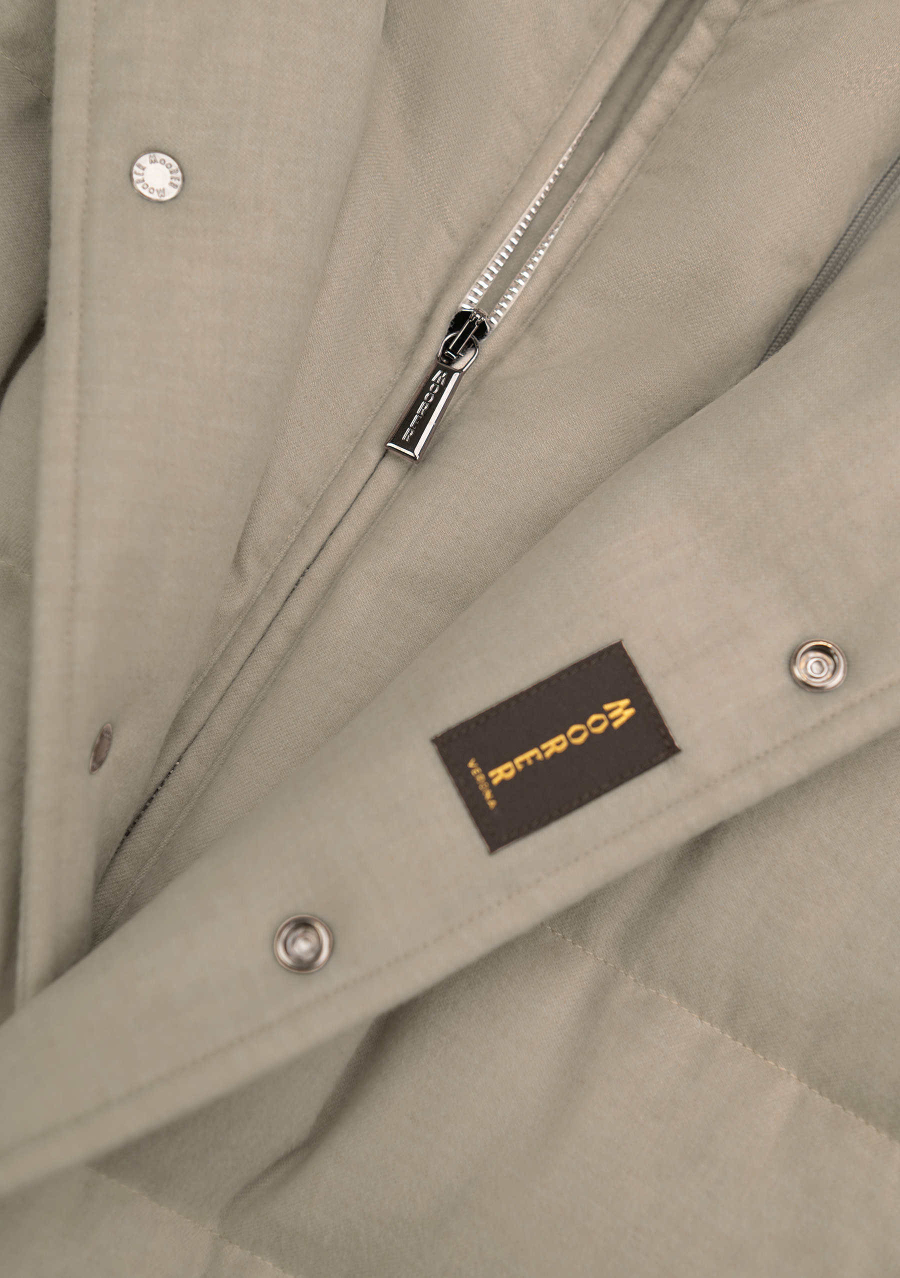 Gewatteerde jas | FULL_WIDTH | Beige