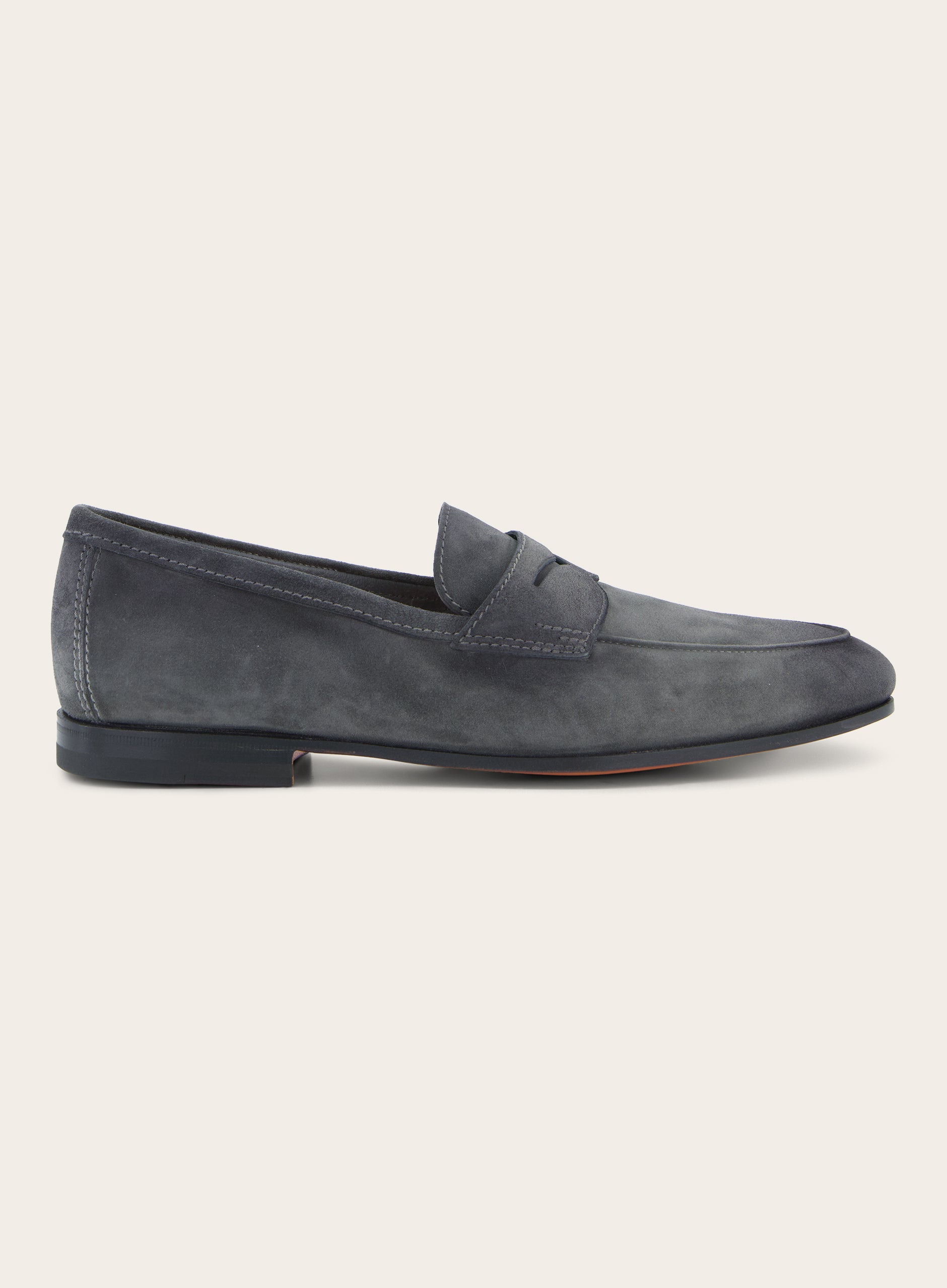 Penny loafers van suède | Grijs