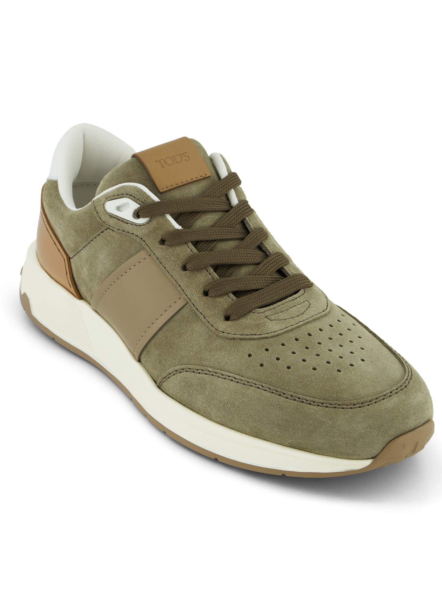 Sneakers van suède | L.groen