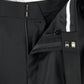 Slim-fit smoking pantalon | Zwart