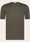 Slim-fit T-shirt | LEGER GROEN
