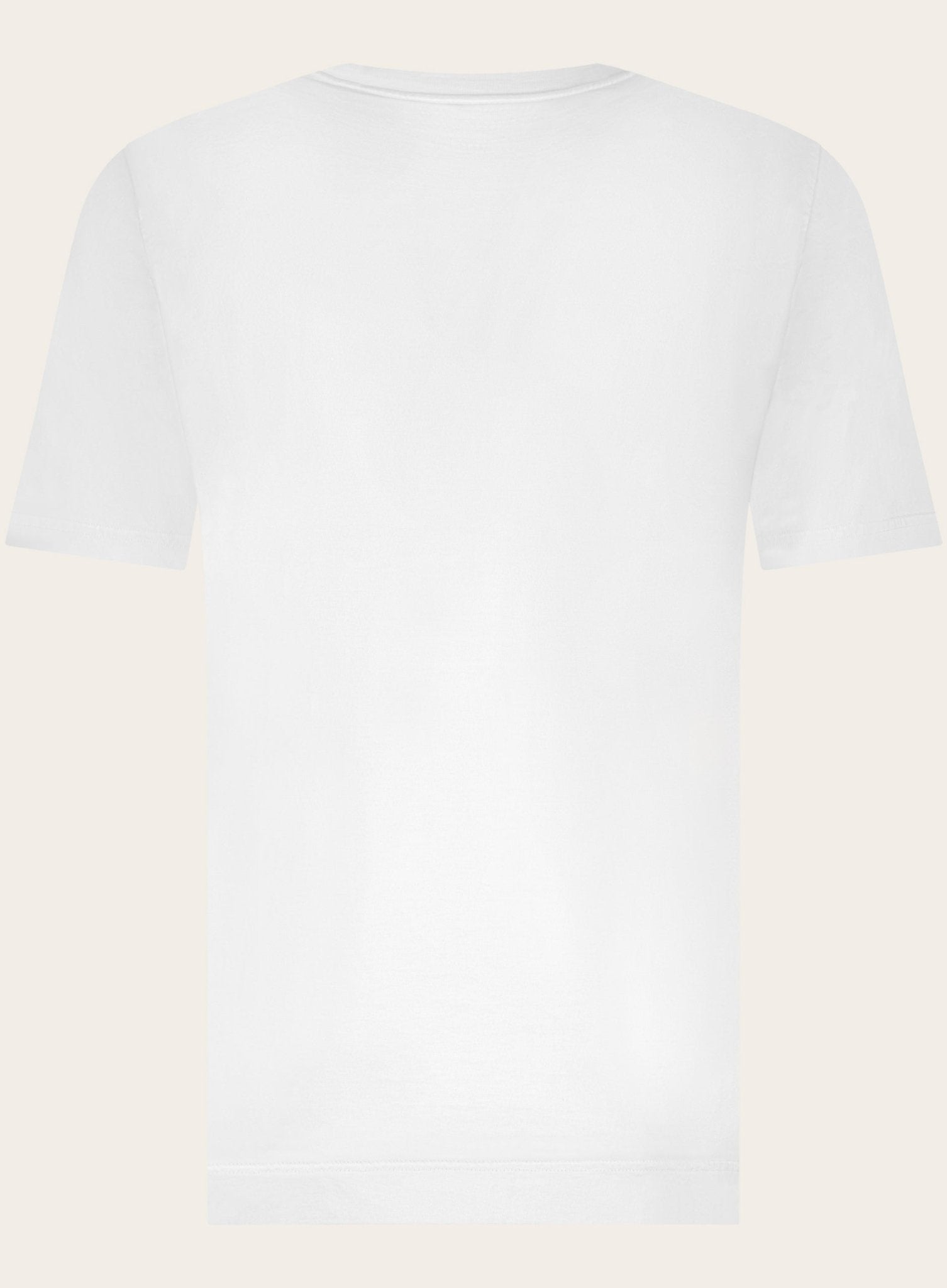 T-shirt met korte mouw van katoen | Wit
