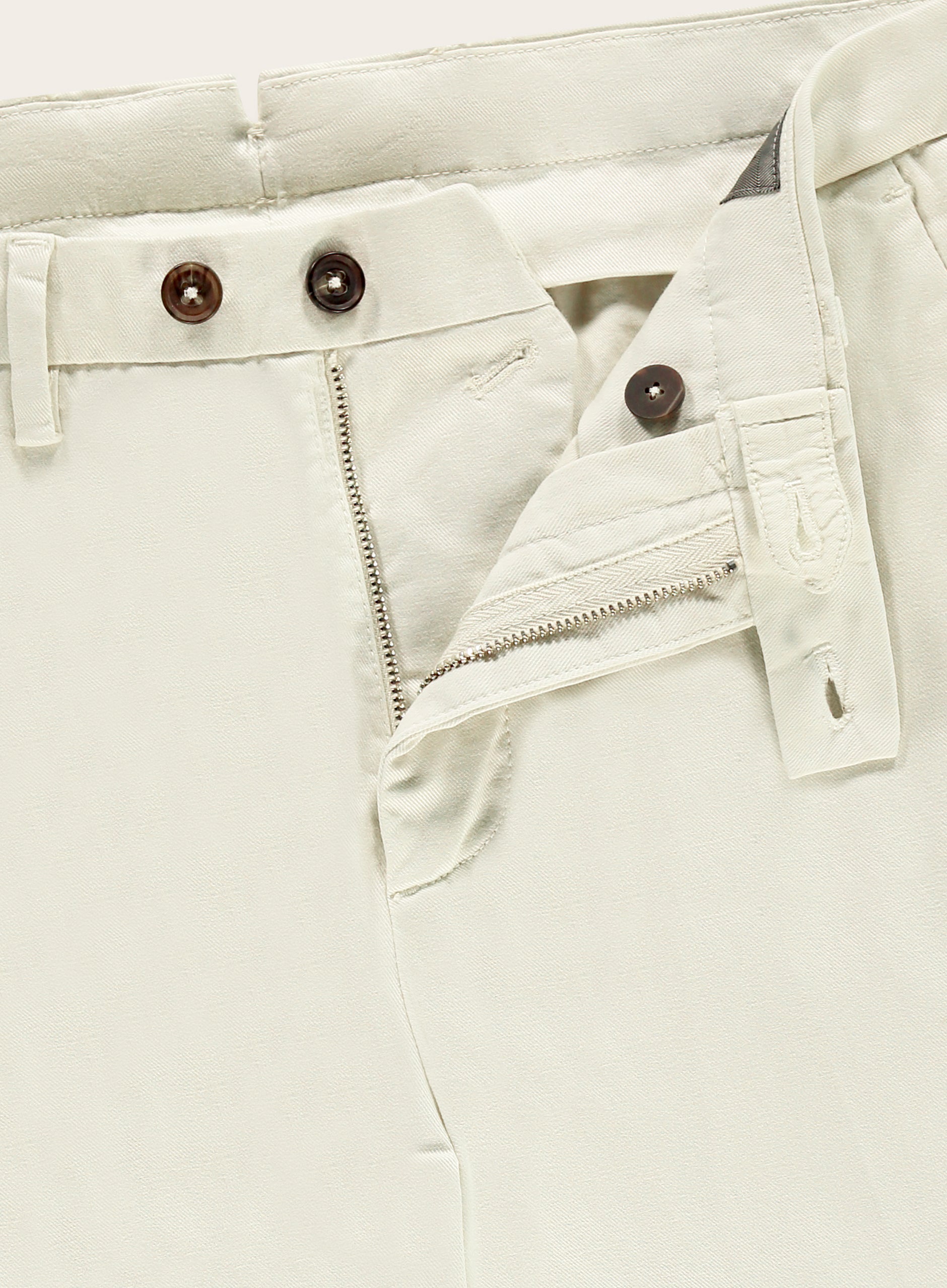 Regular-fit chino van katoen | L.BEIGE