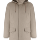 Parka met donsvulling en capuchon | Beige