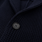 Knitted cardigan van scheerwol | FULL_WIDTH | BLUE NAVY