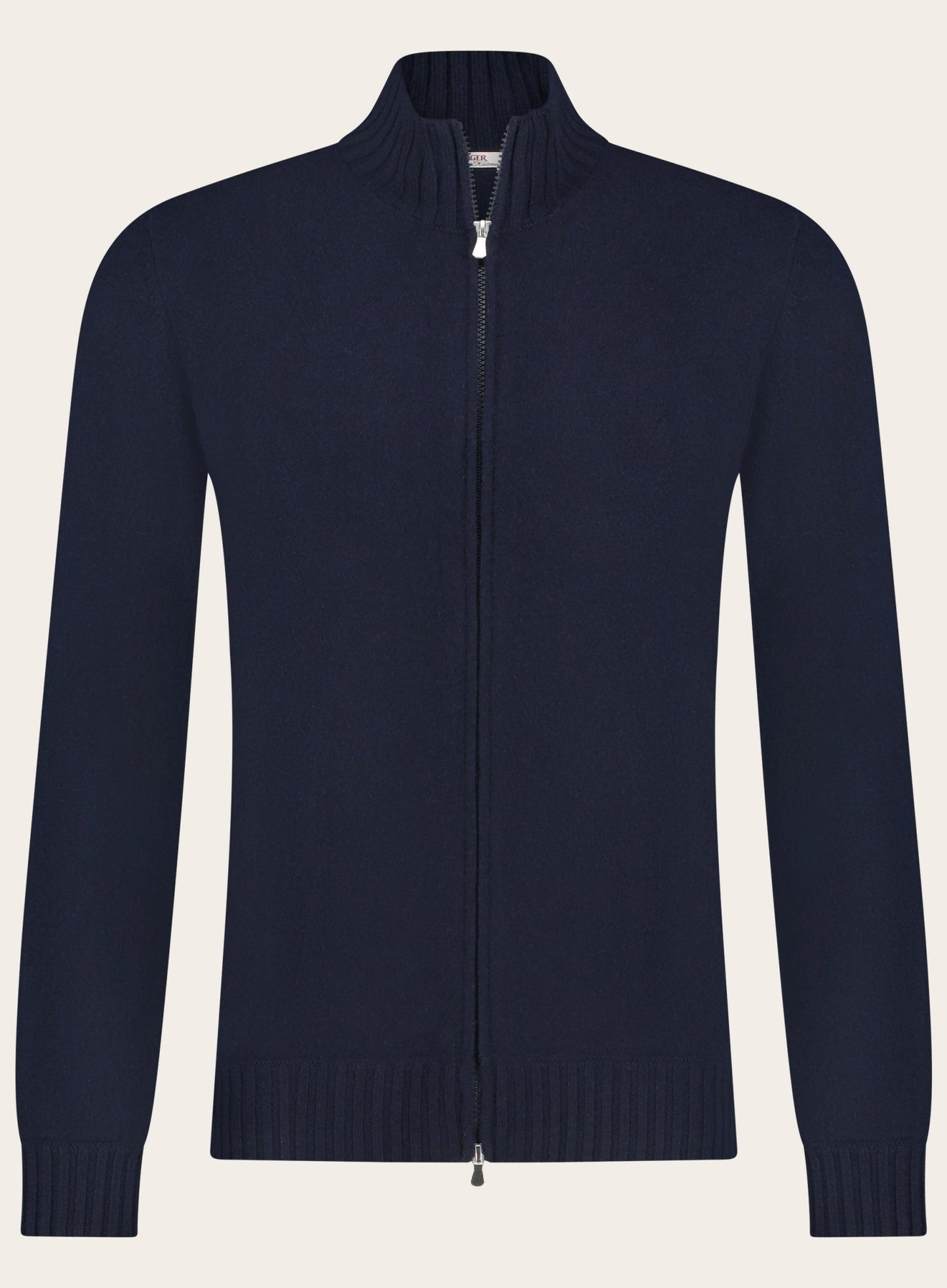 Ritsvest van cashmere | BLUE NAVY