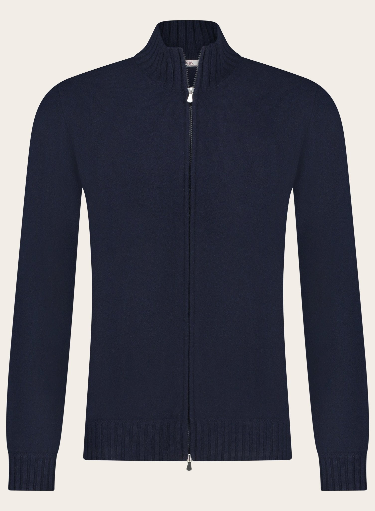 Ritsvest van cashmere | BLUE NAVY