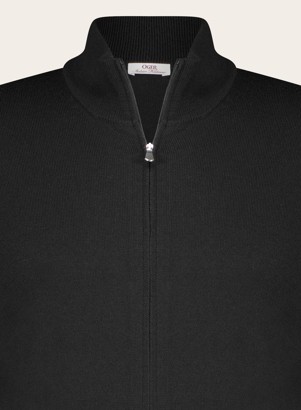 Slim-fit vest van wol | FULL_WIDTH | Zwart