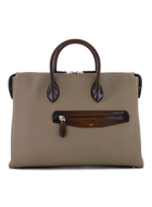Laptop tas van leer | TAUPE