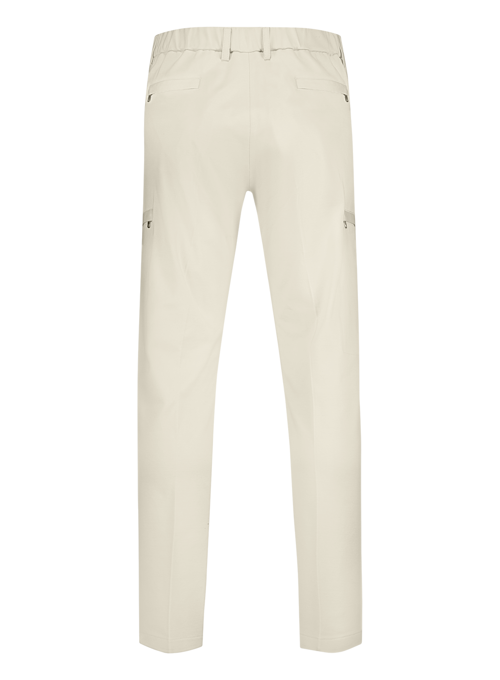 Pantalon van zijde en katoen | L.Beige 