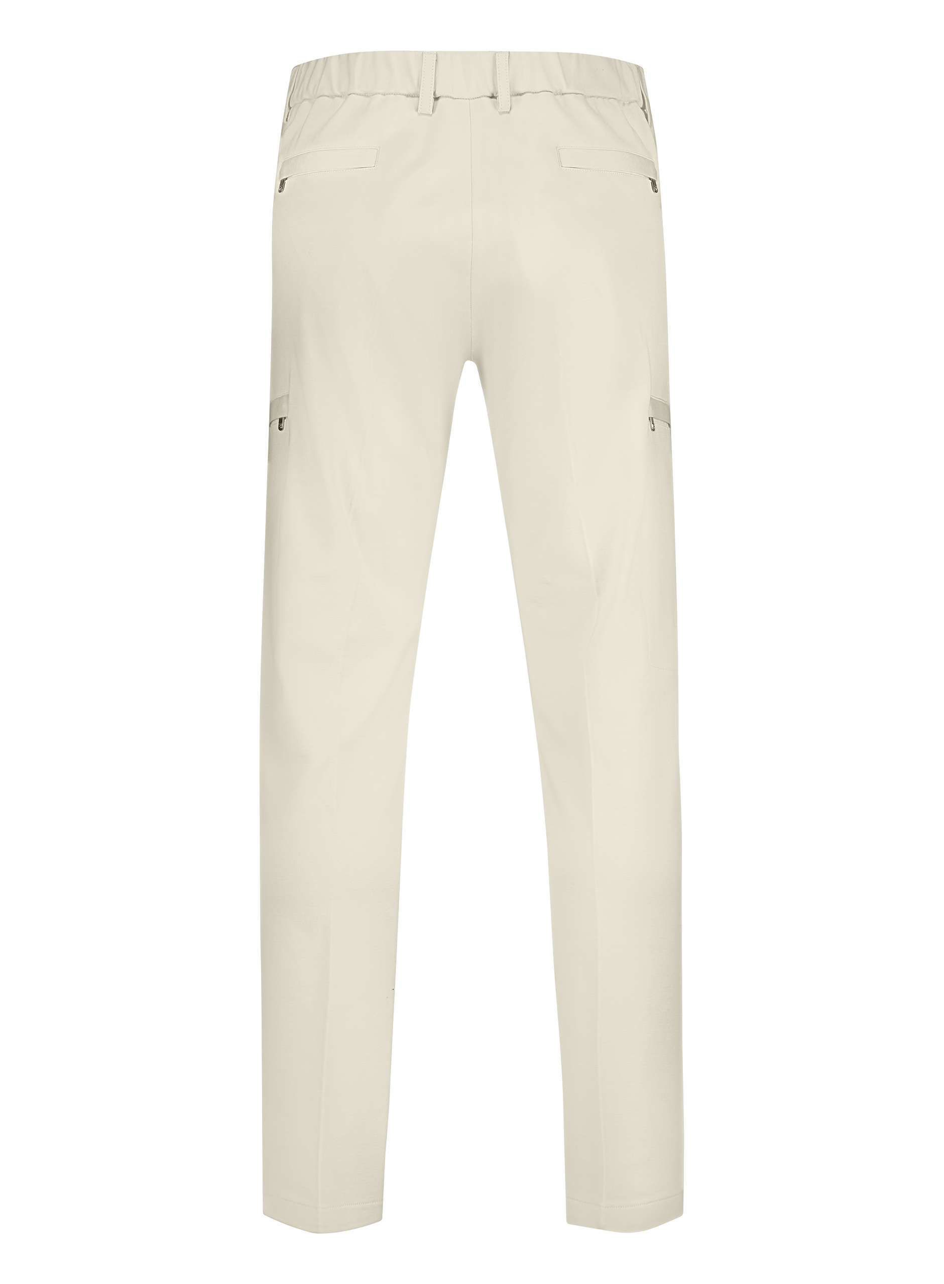 Pantalon van zijde en katoen | L.Beige 