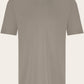 T-shirt van katoen | TAUPE