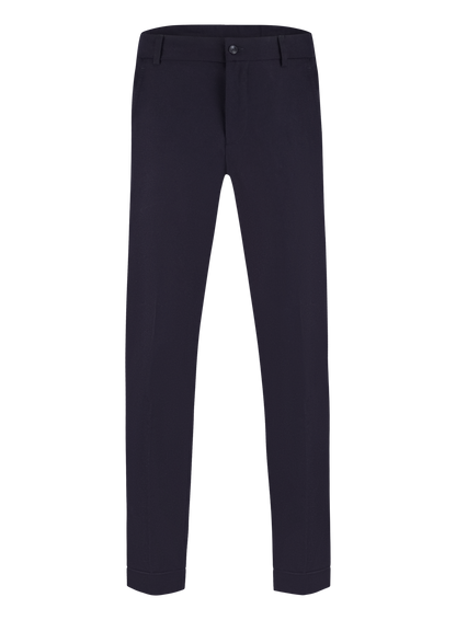 Jog pantalon van wol en cashmere | BLUE NAVY