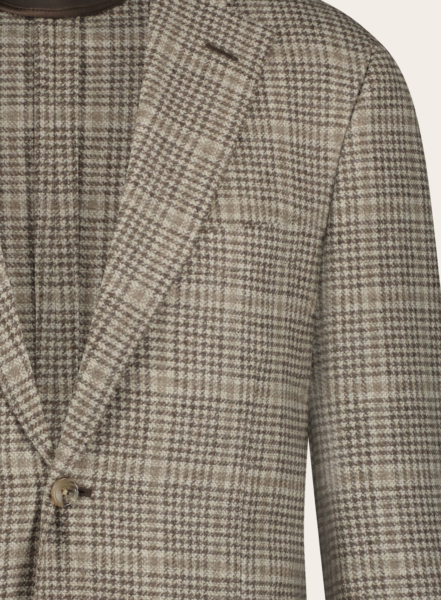 Slim-fit jasje van wol en cashmere | L.BEIGE